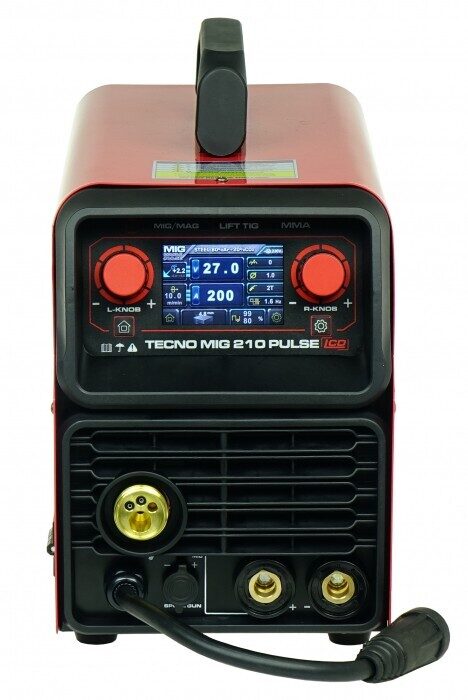 IDEAL Tecno MIG 210 DOUBLE PULSE LCD keevitusseade (poolautomaatne) (Welldo)
